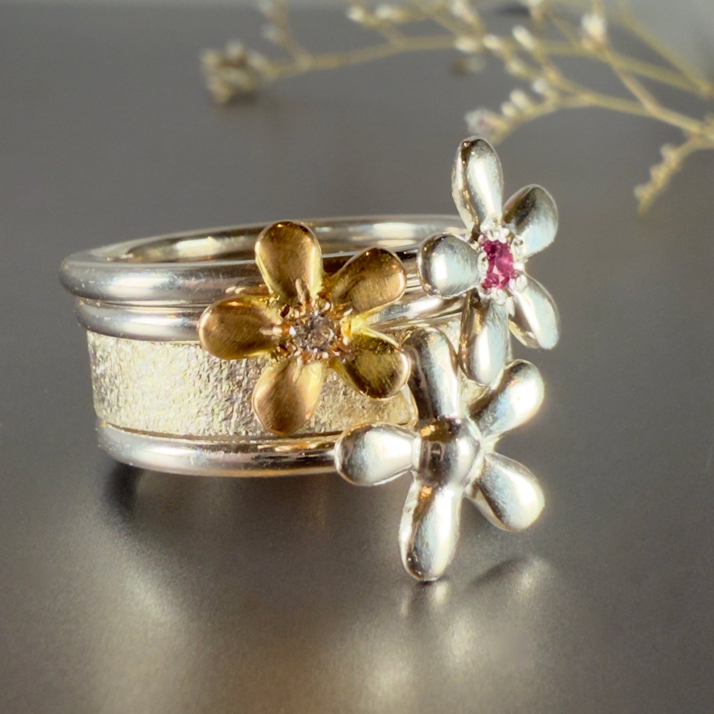 Flower Ring Gold