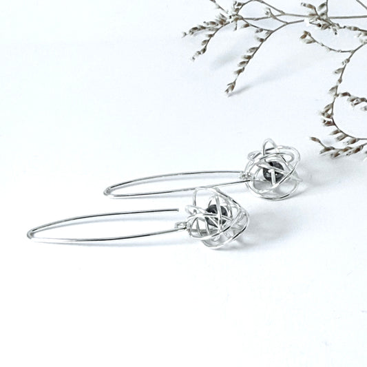 Trassel Black Örhängen