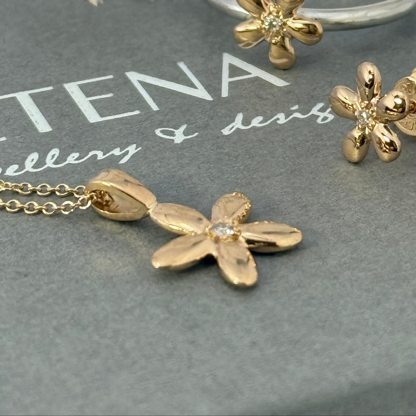 Flower L Duo Halsband